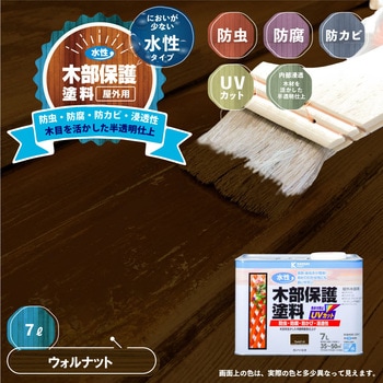 水性木部保護塗料 水性木部保護塗料(木目を活かした半透明着色仕上げ) カンペハピオ