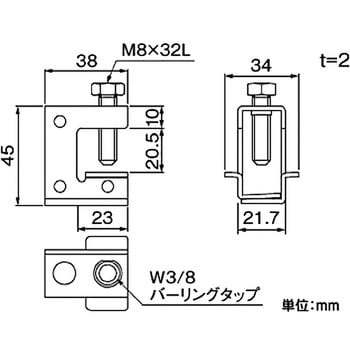 ボルト吊り金具 因幡電工