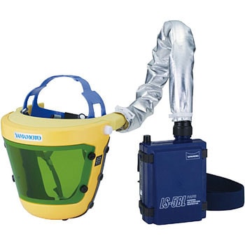 ヘッドギアタイプ 電動ファン付き呼吸用保護具 LS-455 山本光学