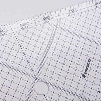 レイアウト用方眼三角定規 ステッドラー 三角定規 通販モノタロウ 966 24