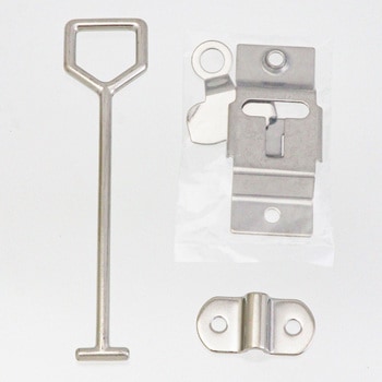 680STUC+680ST165+680STB0 ステンレス車体扉止め金具 横型 3点セット 信和自動車工業 22981918