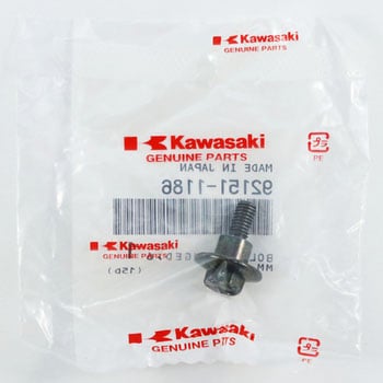 92151-1186 ボルト フランジド 6MM 92151-1186 1個 Kawasaki 【通販 