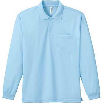 4.4オンスALPドライ長袖ポロシャツ(ポケット付) glimmer(トムス)