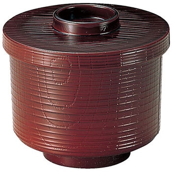 柾目小吸椀 溜 内黒 A - 福井クラフト