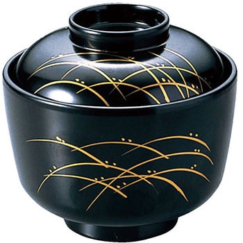 忍小吸椀 黒つゆ草 TA 福井クラフト