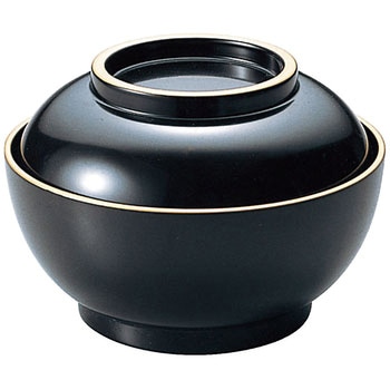 お好み椀 黒茶天金 A 福井クラフト