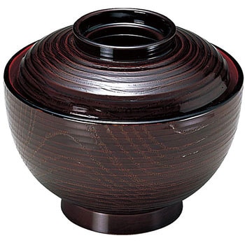 平筋丼椀 栃内朱 TA 福井クラフト