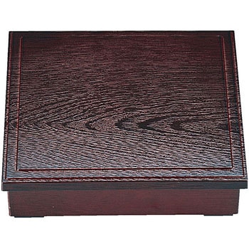 木目松花堂 溜内黒 仕切別 A - 福井クラフト