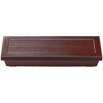 スリムダイヤ松花堂 (蓋) 新溜艶消 A 福井クラフト