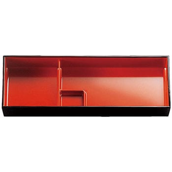 松寿弁当 タレ付仕切 親 溜内朱 A 福井クラフト