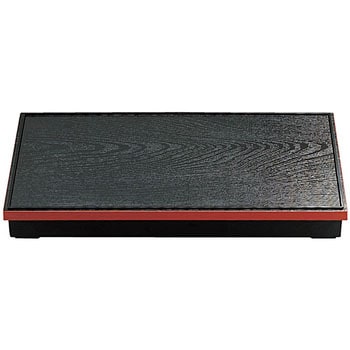 木目松花堂 黒渕朱 仕切別 A 福井クラフト