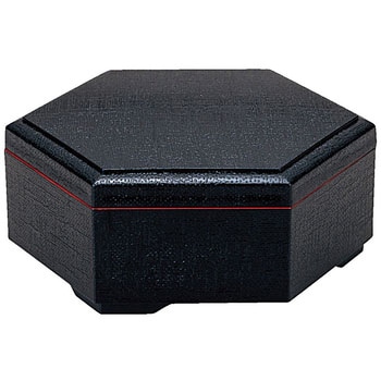 新 布目六角弁当 黒天朱 (親) A 福井クラフト