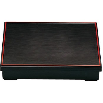 長手千筋松花堂 黒天朱 仕切別 A - 福井クラフト