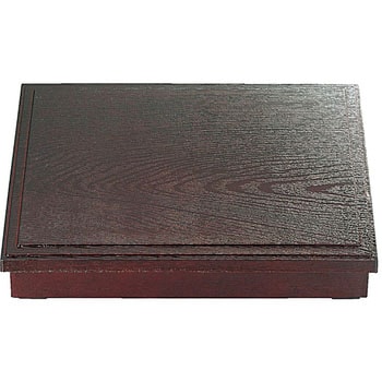 長手木目松花堂 溜内黒 仕切別 A 福井クラフト