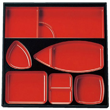 セパレートタレ付仕切 朱 A 福井クラフト