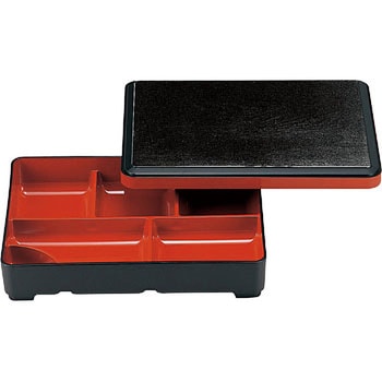 隅丸松花堂 黒渕朱内朱 A 福井クラフト