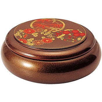 寿冠鉢ちらし 梨地花丸(内黒) 本体 A 福井クラフト