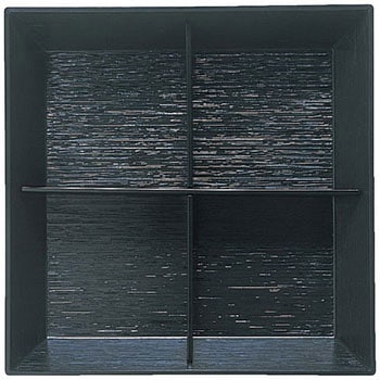 ダイヤ松花堂用十字仕切 黒 A 福井クラフト