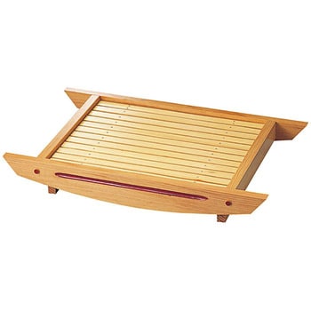 宮神盛器 朱ライン 木 福井クラフト