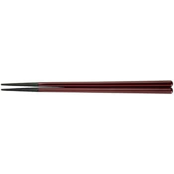 六角木目箸 チーク(2回塗) PBT 福井クラフト