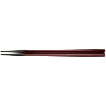 六角木目箸 チーク(2回塗) PBT 福井クラフト