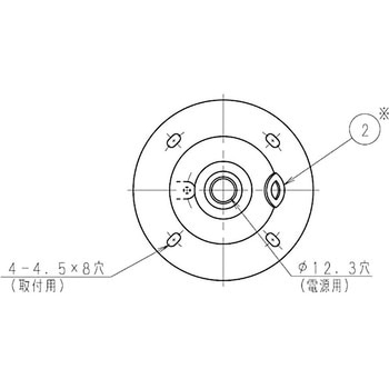 ランプホルダ用接続具(台座) 岩崎電気