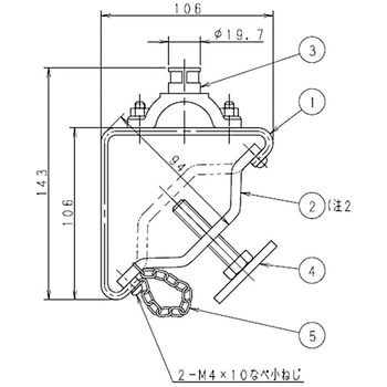 ランプホルダー用接続具(バイス) 岩崎電気