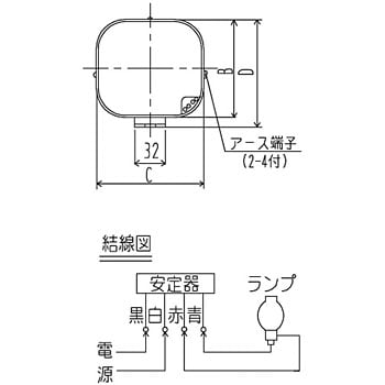 H2.5RC1A51 HF250W定電力形安定器 1個 岩崎電気 【通販モノタロウ】