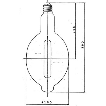 M1000B/G HIDカラーランプ 1個 岩崎電気 【通販モノタロウ】