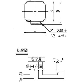 安定器 70W用 一般形高力率 岩崎電気 水銀ランプ用安定器 【通販 