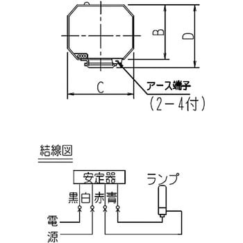 安定器 50W用 一般形高力率 岩崎電気 水銀ランプ用安定器 【通販