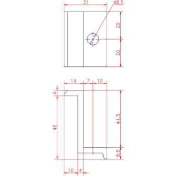 パネル押さえ板(片側) - ジョー・プリンス竹下
