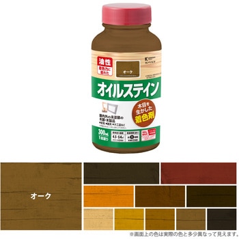 オイルステインA 油性木材着色剤(木目を活かした半透明着色仕上げ) カンペハピオ