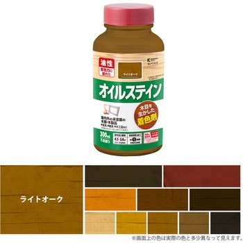 オイルステインA 油性木材着色剤(木目を活かした半透明着色仕上げ) カンペハピオ