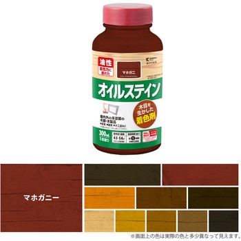 オイルステインA 油性木材着色剤(木目を活かした半透明着色仕上げ) カンペハピオ