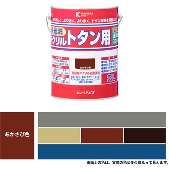 油性アクリルトタン用 油性屋根用塗料 (つやあり) カンペハピオ