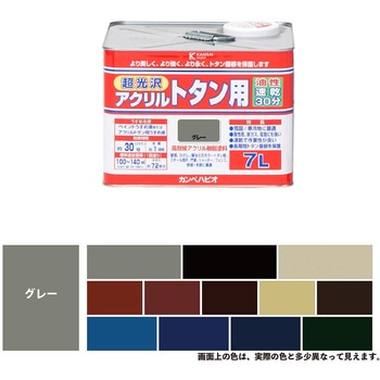 油性アクリルトタン用 油性屋根用塗料 (つやあり) カンペハピオ
