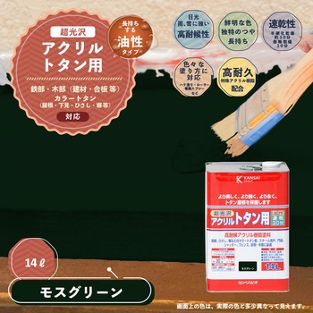 油性アクリルトタン用 油性屋根用塗料 (つやあり) カンペハピオ