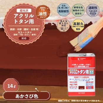 油性アクリルトタン用 油性屋根用塗料 (つやあり) カンペハピオ