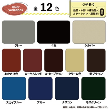 油性アクリルトタン用 油性屋根用塗料 (つやあり) カンペハピオ
