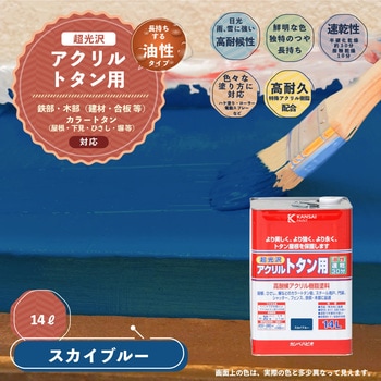 油性アクリルトタン用 油性屋根用塗料 (つやあり) カンペハピオ