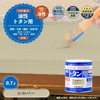油性トタン用 油性屋根用塗料 (つやあり) カンペハピオ