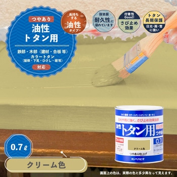 油性トタン用 油性屋根用塗料 (つやあり) カンペハピオ