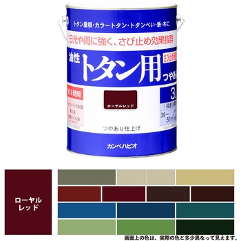 油性トタン用 油性屋根用塗料 (つやあり) カンペハピオ