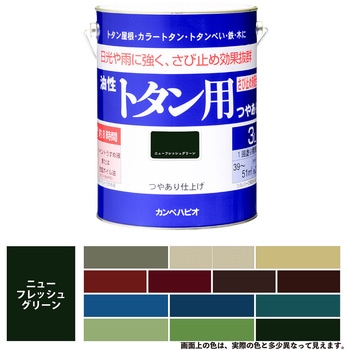 油性トタン用 油性屋根用塗料 (つやあり) カンペハピオ