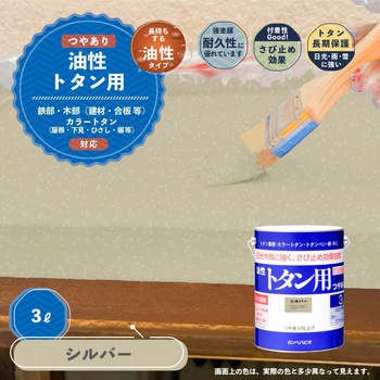 油性トタン用 油性屋根用塗料 (つやあり) カンペハピオ