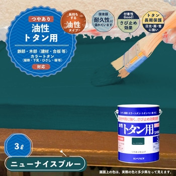 油性トタン用 油性屋根用塗料 (つやあり) カンペハピオ