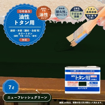 油性トタン用 油性屋根用塗料 (つやあり) カンペハピオ