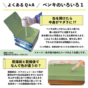 油性トタン用 油性屋根用塗料 (つやあり) カンペハピオ