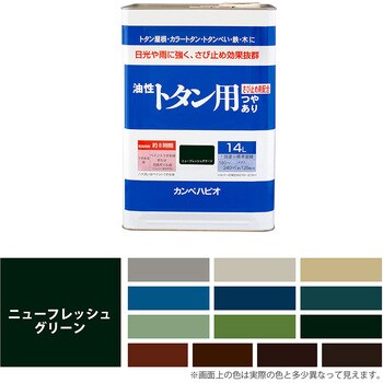 147641041140 油性トタン用 油性屋根用塗料 (つやあり) 1缶(14L